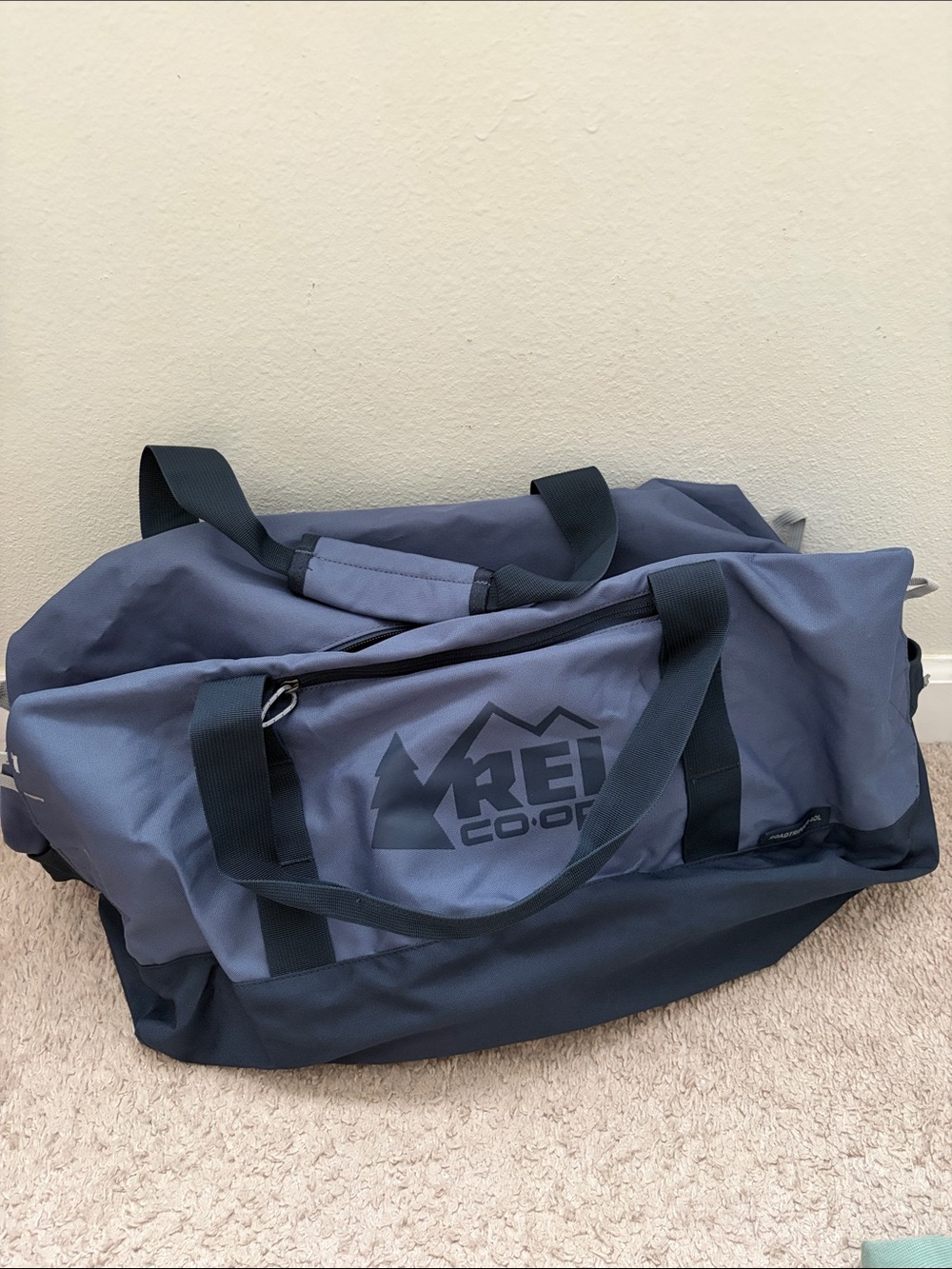 REI Co-op Navy and Dark Blue Travel Duffel